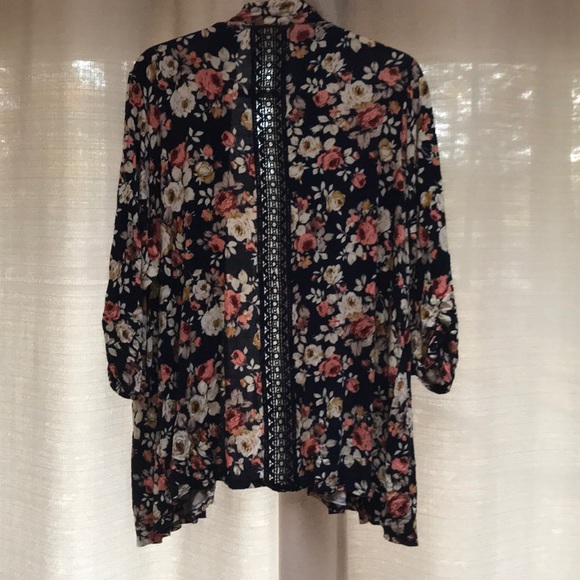 Maurices Sweaters - Maurice’s 2XL floral open cardigan